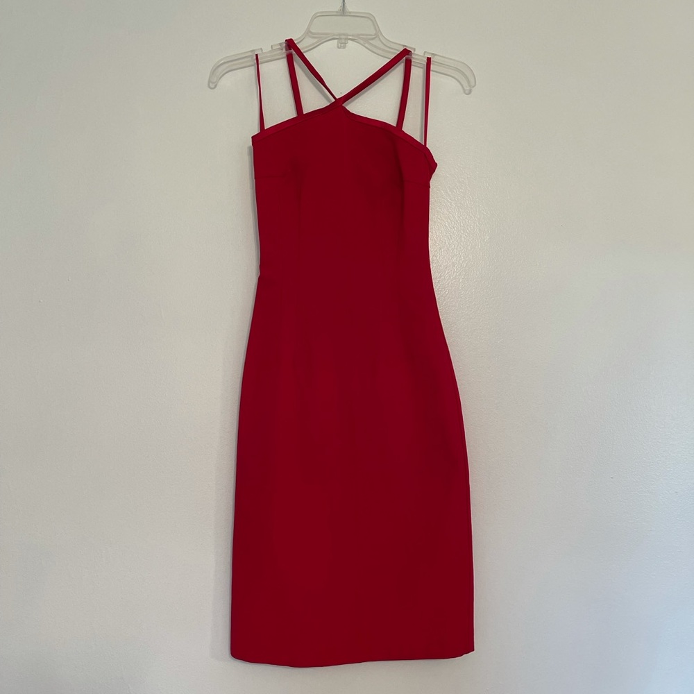 Maria Bianca Nero | Party Dress | Holiday Dress | Designer | Red | Size P